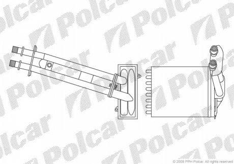 Радиаторы обогрева POLCAR 3003N8-1