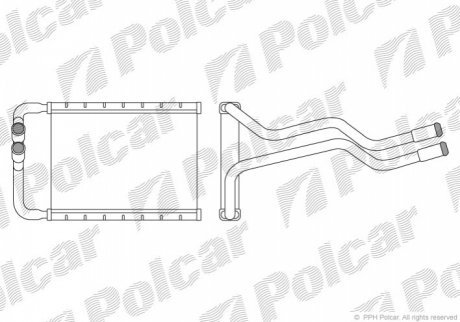Радиаторы обогрева POLCAR 4051N81X