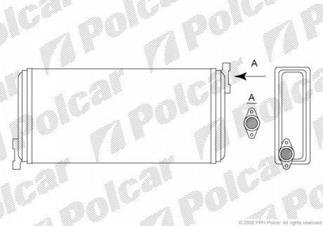 Радиаторы обогрева POLCAR 5001N8-1 (фото 1)