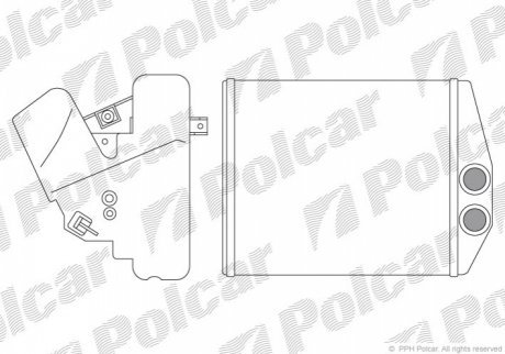 Радиаторы обогрева POLCAR 5518N8-2 (фото 1)