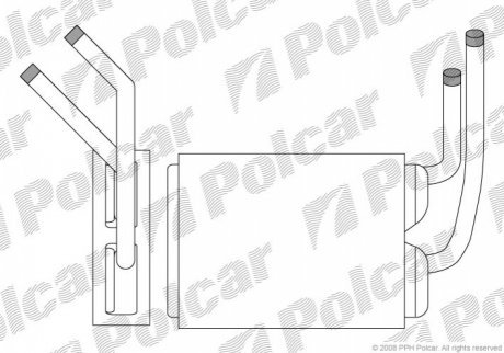 Радиаторы обогрева POLCAR 6003N8-1 (фото 1)