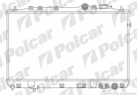 Радиаторы охлаждения POLCAR 401008 (фото 1)