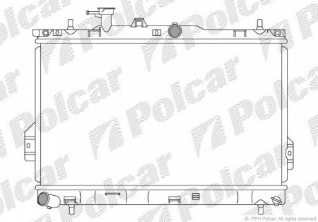 Радиаторы охлаждения POLCAR 403508