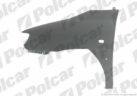 Крило переднє лівий, HYUNDAI MATRIX 02- POLCAR 403501