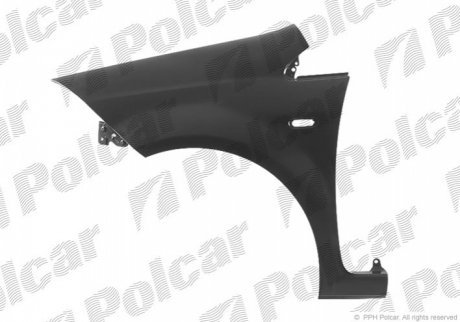 Крыло переднее левый POLCAR 302501