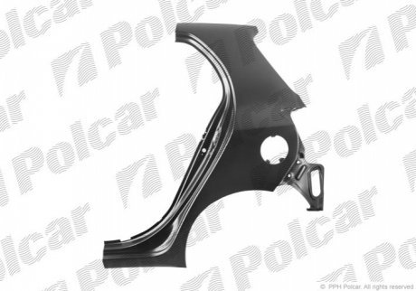 Крыло заднее левый POLCAR 810583-1