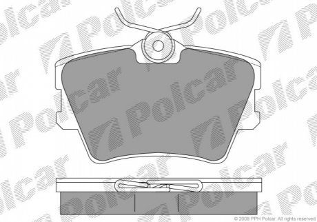 Тормозные колодки POLCAR S70-1129