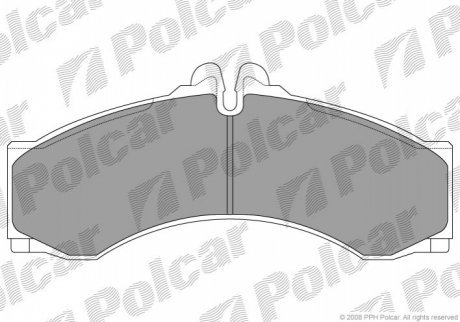 Тормозные колодки POLCAR S70-2022