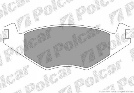 Тормозные колодки POLCAR S70-0072