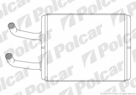 Радіатори обігріву 4150N8-1 POLCAR 4150N81