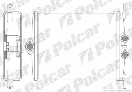 Радіатори обігріву 5024N8-1 POLCAR 5024N81