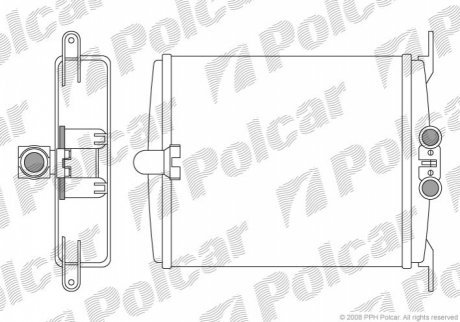 Радіатори обігріву 5024N8-2 POLCAR 5024N82