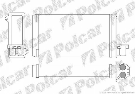 Радиаторы обогрева POLCAR 5722N81