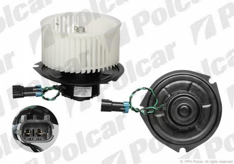 Вентилятор кабины POLCAR 2404NU-2