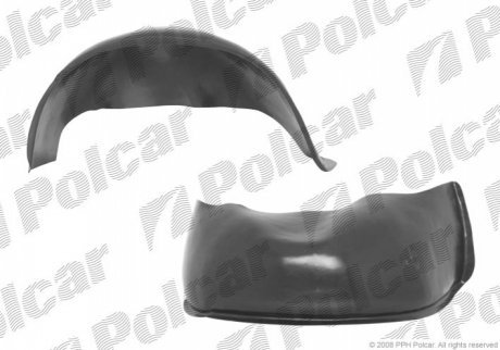 Подкрылок правый POLCAR 9566FP-1