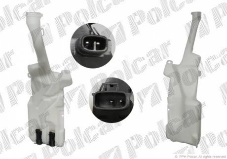 Бачок омивача POLCAR 8146ZBS-3