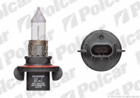 Лампа H13 (9008) POLCAR 99ZS026A