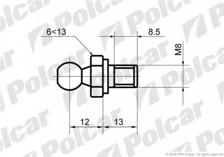 Шариковый затвор POLCAR PLH25025