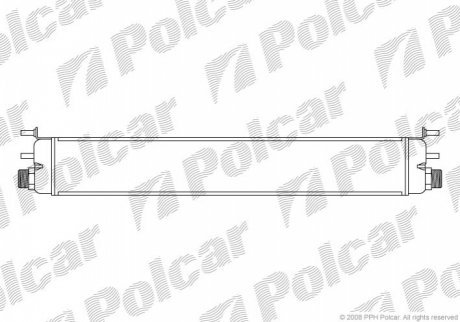 Радиаторы масла POLCAR 5009L81X (фото 1)