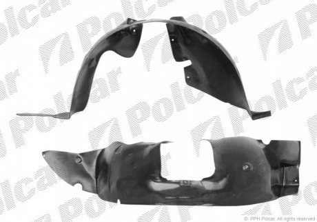 Подкрылок левый POLCAR 5723FL12