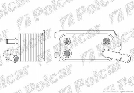 Радиаторы масла POLCAR 9071L81X