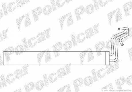 Радиаторы масла POLCAR 9580L85X