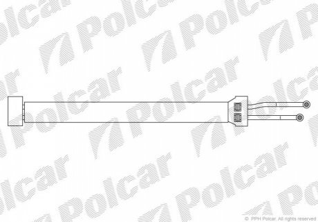 Радиаторы масла POLCAR 9582L82X (фото 1)