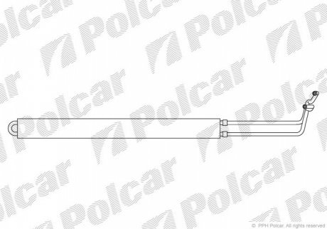 Радиаторы масла POLCAR 5520L81X (фото 1)