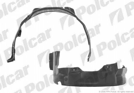 Подкрылок правый POLCAR 9040FP1 (фото 1)