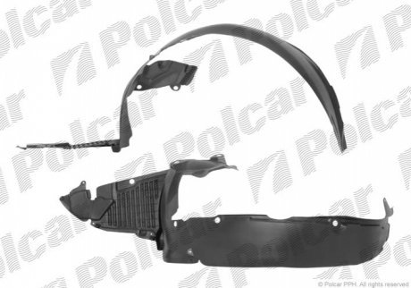 Підкрилок правий 6052FP-1 POLCAR 6052FP1