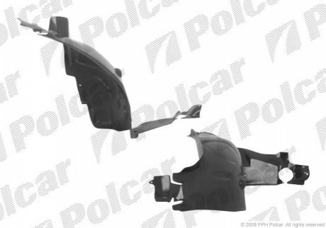 Подкрылок правый POLCAR 5006FP2 (фото 1)