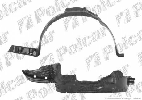 Подкрылок правый POLCAR 2733FP1
