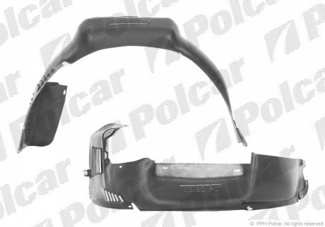 Подкрылок левый POLCAR 1323FL2Q