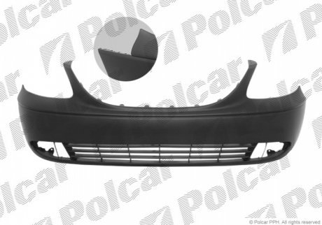 Бампер передний POLCAR 242007-5