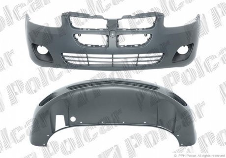 Бампер передний POLCAR 241207-2