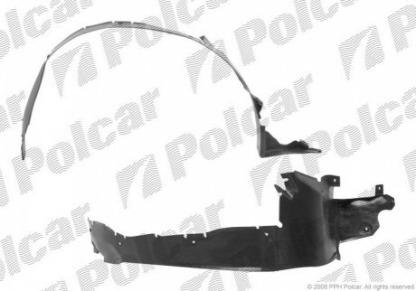 Подкрылок левый POLCAR 5002FL2 (фото 1)