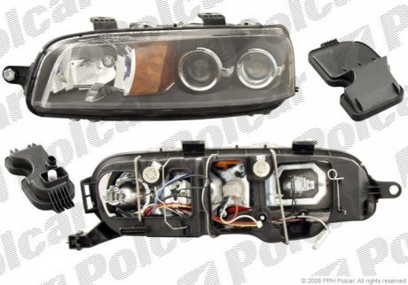 Фара основна FIAT PUNTO II 10.99- POLCAR 3022107E