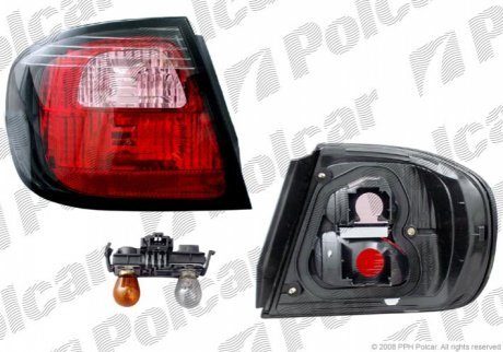 Ліхтар задній, NISSAN PRIMERA, 99- POLCAR 273387-E