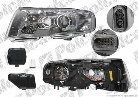 Фара основная POLCAR 6925102E
