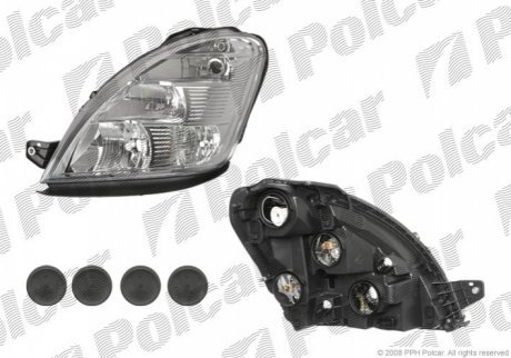 Фара основная POLCAR 308009-E