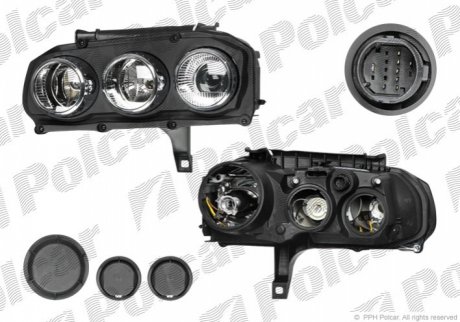 Фара основная POLCAR 141110-E