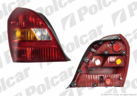 Ліхтар задній HYUNDAI ELANTRA, 01- POLCAR 4013872E