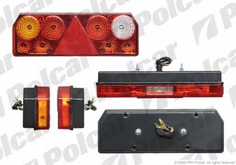 Фонарь задний POLCAR 99LT116E