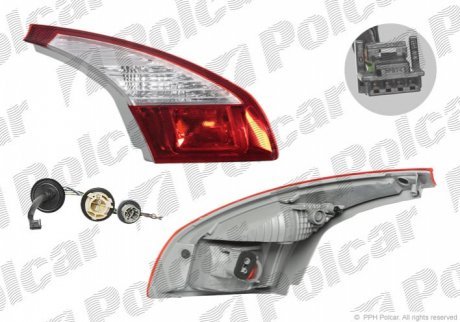 Фонарь задний POLCAR 6014881V