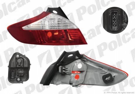 Фонарь задний POLCAR 601487-V