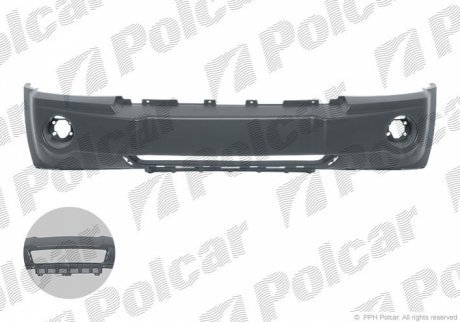 Бампер передний POLCAR 343007
