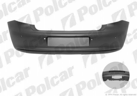 Бампер задний POLCAR 953396-1
