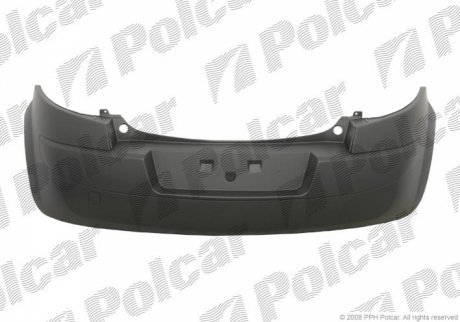 Бампер задній, MEGANE II 06-08 POLCAR 601396-2