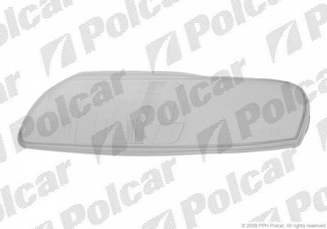 Скло фары POLCAR 907112-E