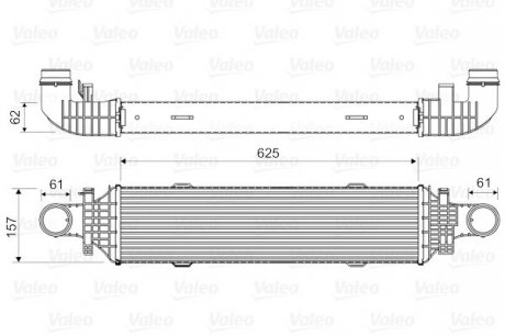 Радиатор наддуву Valeo 818631